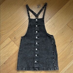 American Eagle Outfitters Black Denim Dress